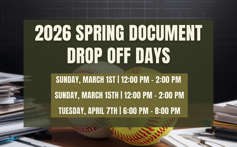 2026 Spring Document Drop Off Days