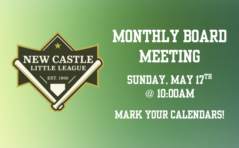 Monthly Board Meeting - May 17, 2026